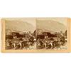 Image 1 : Aspen,CO - Pitkin County - c1890 - Loading the Great Burro Train Stereoview :