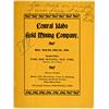 Image 1 : Elmore County,ID - 1901 - Central Idaho Gold Mining Company Prospectus :