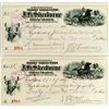 Arkansas City,KS - Cowley County - March 1889 - Sherburne, J.H., Checks :