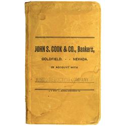 Goldfield,NV - Esmeralda County - 1913-1915 - Jumbo Reduction Company, Bankers Account Book :