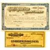 Image 1 : Tuscarora,NV - Tuscarora Dist. Mining Stock Certificates (2) :