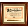 Image 1 : Virginia City,NV - Storey County - 4 October 1915 - Comstock Tunnel Company Stock Certificate, Frame