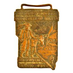 Virginia City,NV - Storey County - 1900-1910 - Virginia City Brass Fob :