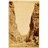 Image 1 : UT - c1880 - Canyon Railroad Photograph :