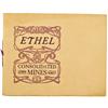 WA - c1860-1900 - Ethel Consolidated Mines Prospectus :