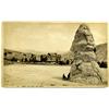 Mammoth Hot Springs,WY - Park County - c1889 - Two Men Stand Near Liberty Cap and Hotel Photograph :