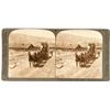 Yellowstone,WY - 1904 - Stagecoach in Yellowstone Stereoview :