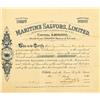 England,May 21, 1920 - Maritime Salvors, Limited, Stock :