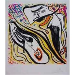 Salvadore Dali "Heterosexual Anguish" Lithograph 1974 Hand Signed and Numbered by the Artist.