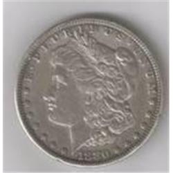 ERROR COIN 1880-CARSON CITY MORGAN SILVER DOLLAR , VAM-3A