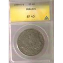 1894-O Morgan Silver Dollar, ANACS EF-40