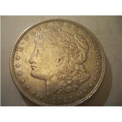 1921 Morgan Silver Dollar, 90% Silver