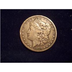 RARE LOW MINTAGE 1879 CARSON CITY SILVER MORGAN DOLLAR, VF/XF