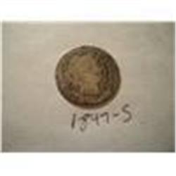 RARE 1897-S Silver Barber Dime