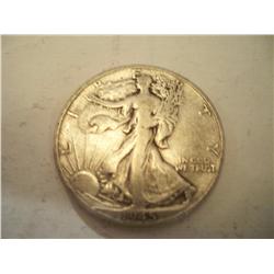 1945-S Silver Liberty Walking Half Dollar