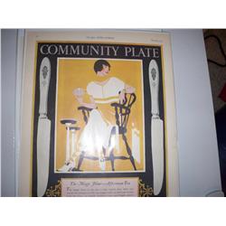 1924 Original Oneida Ad by Coles Phillips