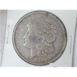 1921-D MORGAN SILVER DOLLAR