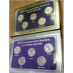 2-2004 STATE QUARTER SETS (UNC)