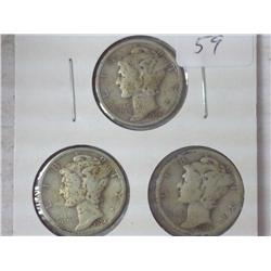 1924-P/D/S MERCURY DIMES