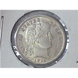 1916 BARBER DIME (UNC)