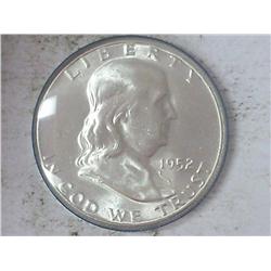 1952 FRANKLIN HALF DOLLAR (UNC)
