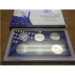 2001 US 50 STATE QUARTERS PROOF SET