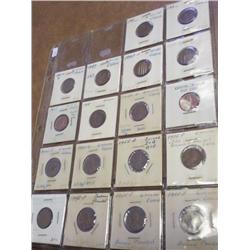 18 OLDER MINOR LINCOLN CENT ERRORS