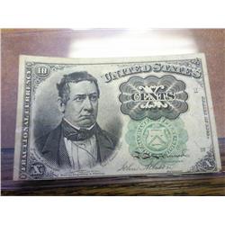 10 CENT US FRACTIONAL CURRENCY