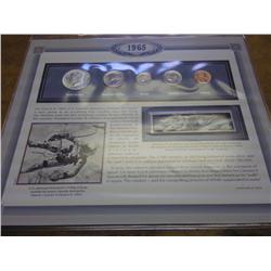 1965 US SILVER YEAR SET (ONLY THE HALF IS SILVER)