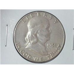 1951 FRANKLIN HALF DOLLAR