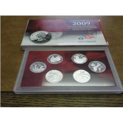 2009 US MINT QUARTER SILVER PF SET