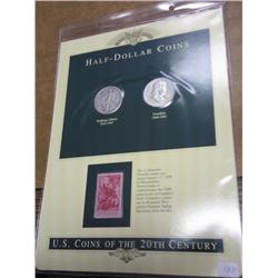 HALF DOLLAR COIN SET 1945-S WLH & 63-D FRANKLIN