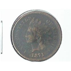 1871 INDIAN HEAD CENT (KEY DATE)