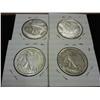 Image 2 : 1941-44 WALKING LIBERTY HALF DOLLARS 4 COINS