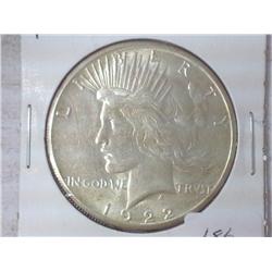 1922-S PEACE SILVER DOLLAR