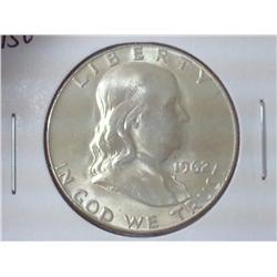 1962-D FRANKLIN HALF DOLLAR (UNC)