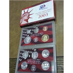 2003 US SILVER PROOF SET