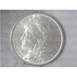 1886 MORGAN SILVER DOLLAR (UNC)