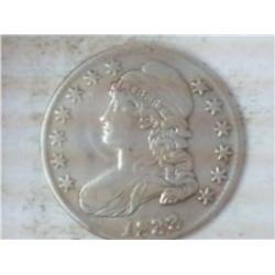 1833 BUST HALF DOLLAR (VERY FINE+) CLEANED