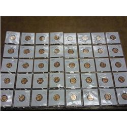 40 UNC 1961-D LINCOLN CENTS WITH RMM'S