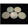 Image 2 : 5 FULL LIBERTY INDIAN HEAD CENTS