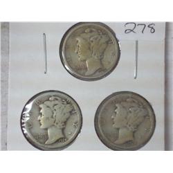 1928-P/D/S MERCURY DIMES