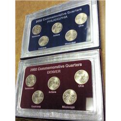 2-2002 STATE QUARTER SETS (UNC)