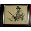 Image 3 : 8"x10" Framed John Wayne Movie Illustrations