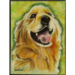 Duerrstein Original Dog Painting Golden Retriever