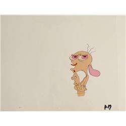 Production Original Ren And Stimpy Cel Art Deep Thought