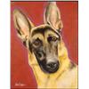 Image 1 : Duerrstein Original Dog Painting German Shepherd Canvas