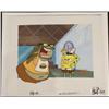Image 1 : Animation Cel Original Spongebob Kidding Me Background