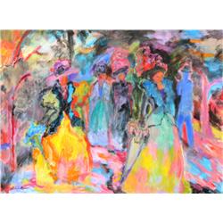 Isabel Gamerov, Walking in the Park, Oil Painting