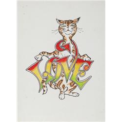 Marshall Goodman, Love, Watercolor